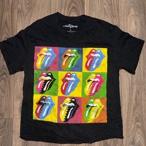 The Rolling Stones Tshirt Graphic Print